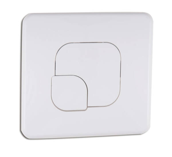 111932 BUTTON PUSH LEMON WHITE - 009-ΤΕΜ-0028