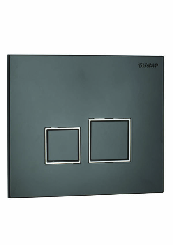 111983 BUTTON SQUARE BLACK - 009-ΤΕΜ-0010