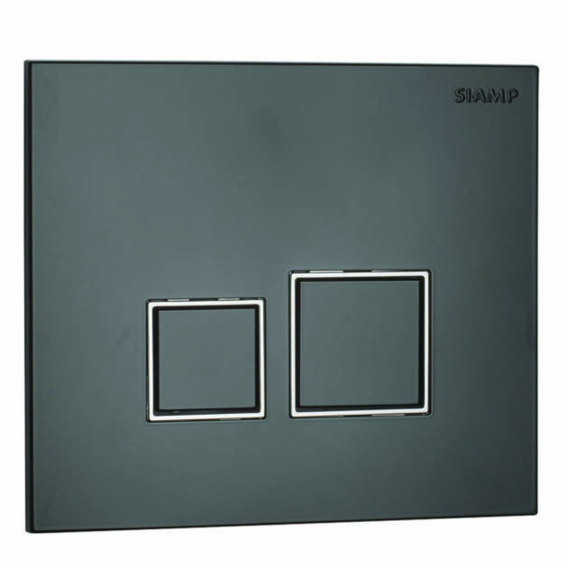 111983 BUTTON SQUARE BLACK - 009-ΤΕΜ-0010